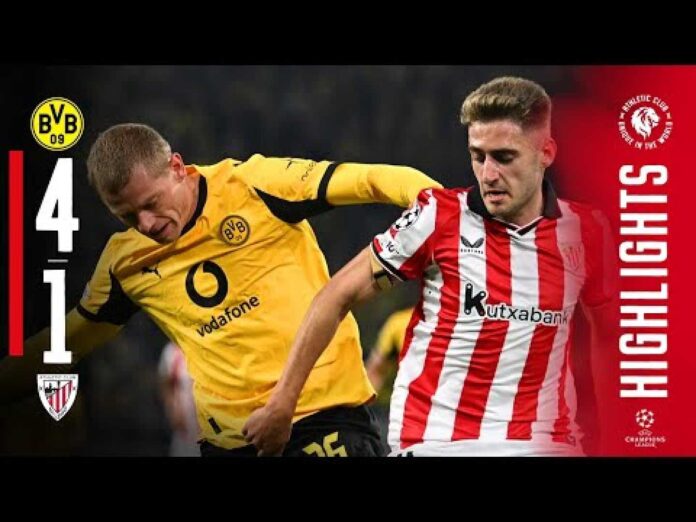Athletic Club Vs Dortmund Match Highlights