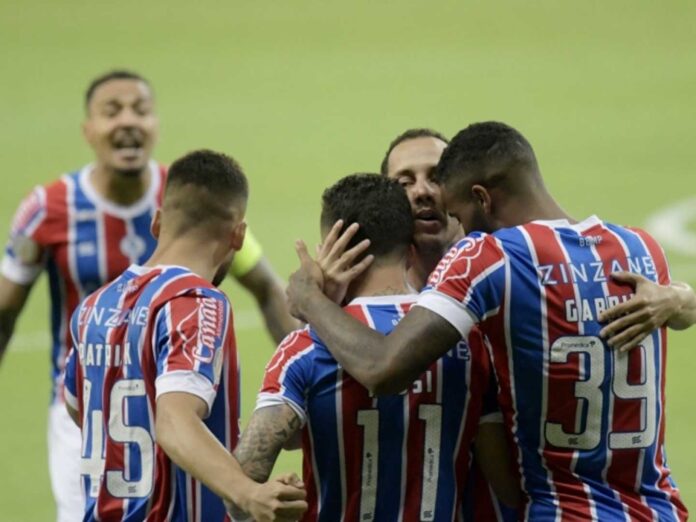 Bahia Football Team In Action