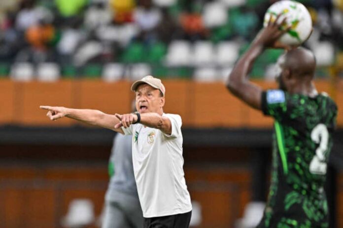 Benin Football Team Coach Rohr In Action