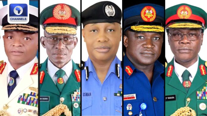 Bola Tinubu Military Service Chiefs Nigeria