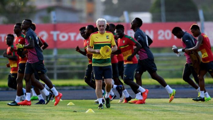 Cameroon Football Team Training