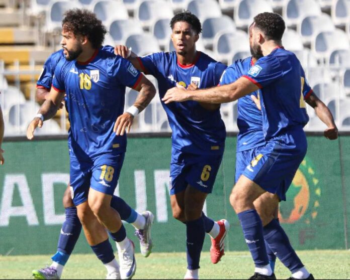 Cape Verde Football Team Celebration