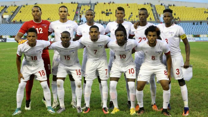 Cape Verde Football Team In Action