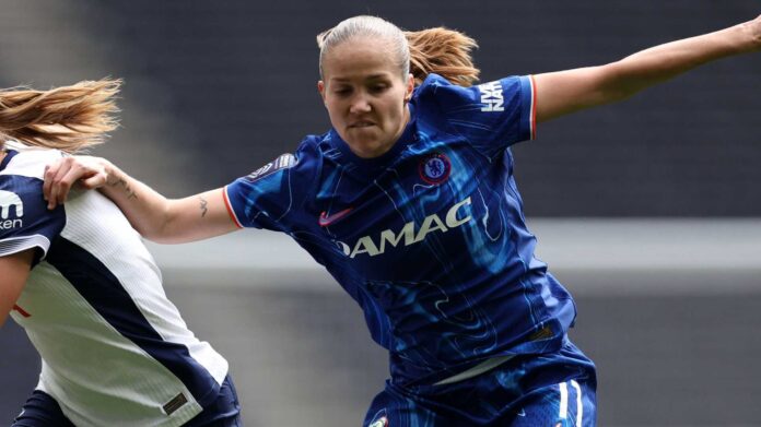 Chelsea Women Versus Tottenham Match