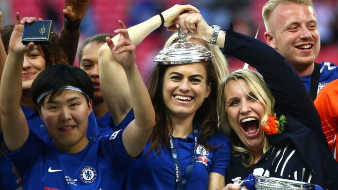 Chelsea Women's Team Preparing For Champions League Match