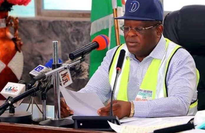 David Umahi Speaking At Road Inspection