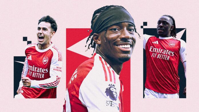 Eberechi Eze And Martin Odegaard Arsenal Action