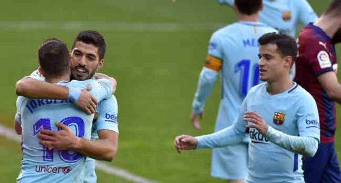 Eibar Team And Gran Canaria Stadium