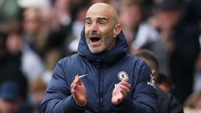 Enzo Maresca Chelsea Manager Celebration