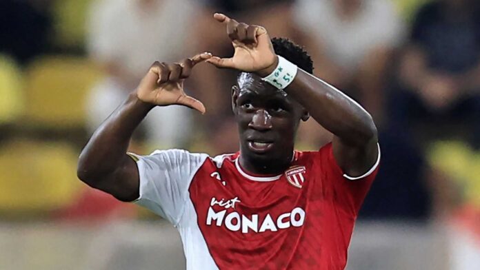 Folarin Balogun Celebrating Goal With Monaco