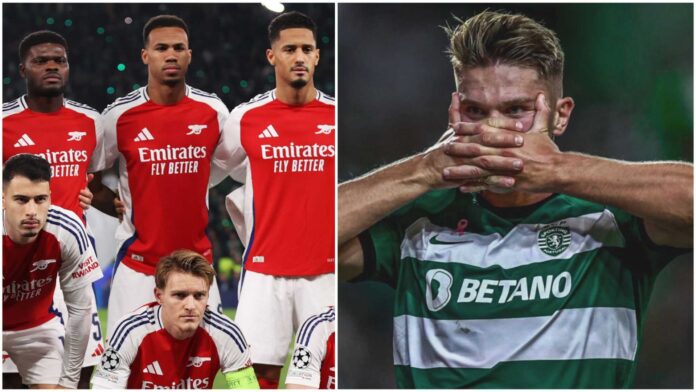 Gabriel Martinelli And Viktor Gyökeres On The Pitch