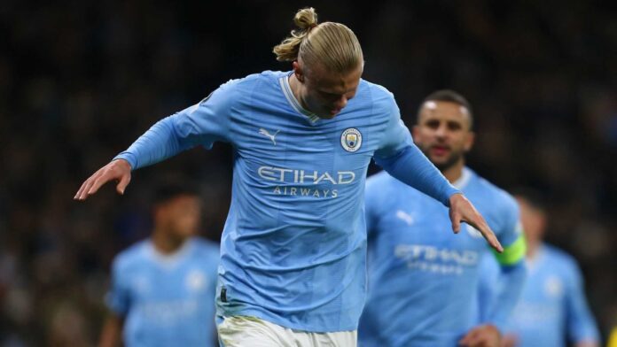 Haaland Scoring Goal, Chelsea Celebration