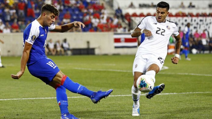 Haiti Soccer Team Winning Match In Nicaragua