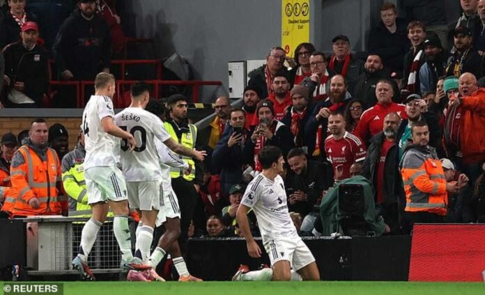 Harry Maguire Header Goal Premier League Match