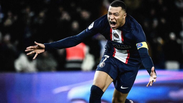Kylian Mbappé Football Action