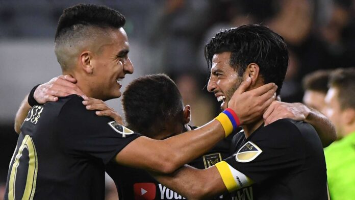Lafc Players Celebrating Goals Together