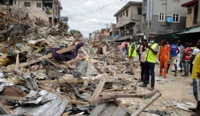 Lagos Building Collapse Rescue Efforts