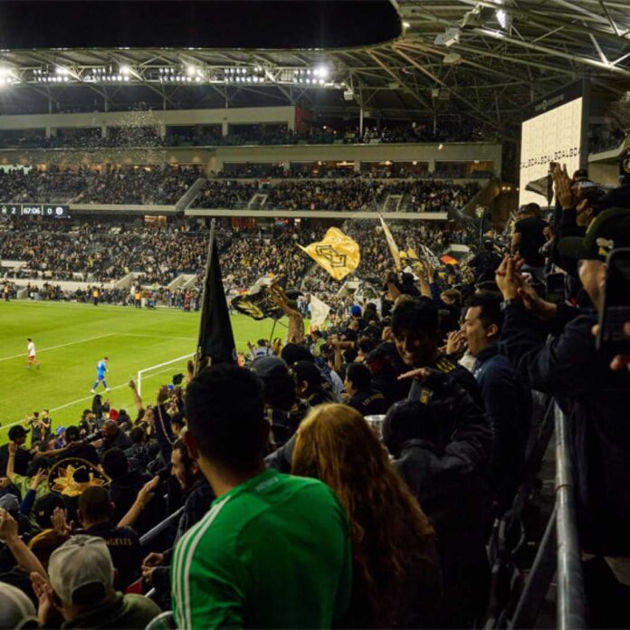 Los Angeles Fc Team Celebration At Bmo Stadium