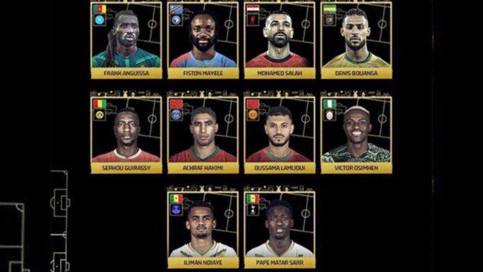 Mohamed Salah, Achraf Hakimi, And Victor Osimhen Football Awards