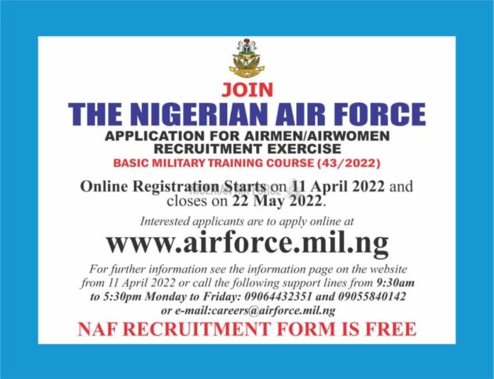 Nigerian Air Force Recruitment Training Course