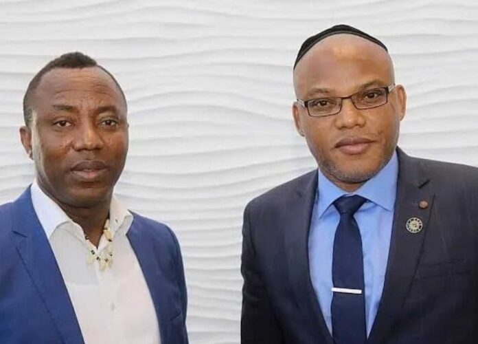 Omoyele Sowore Protest Nnamdi Kanu