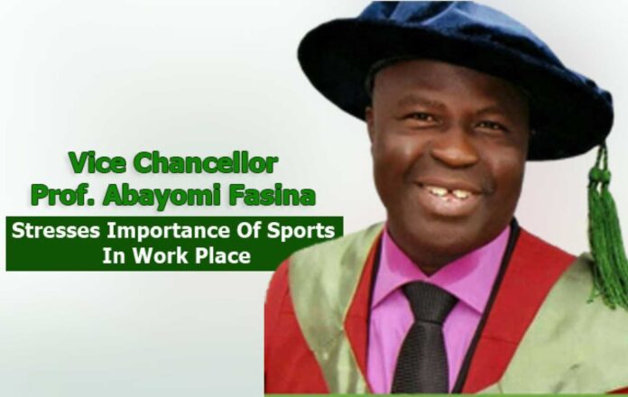 Prof. Abayomi Fasina, Vice Chancellor Of Fuoye