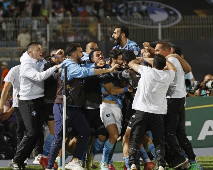 Pyramids Fc Players Celebrating Caf Super Cup