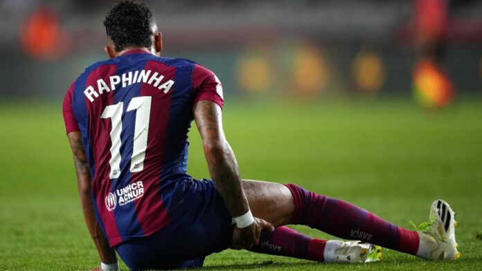 Raphinha Injury Update Barcelona Soccer