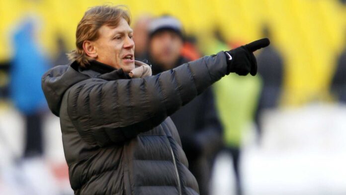 Russian National Team Head Coach Valery Karpin