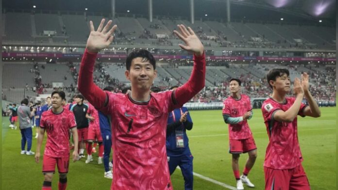 Son Heung Min And Denis Bouanga In Action