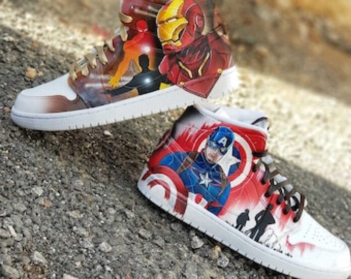 Air Jordan 4 Comic Sneaker Design