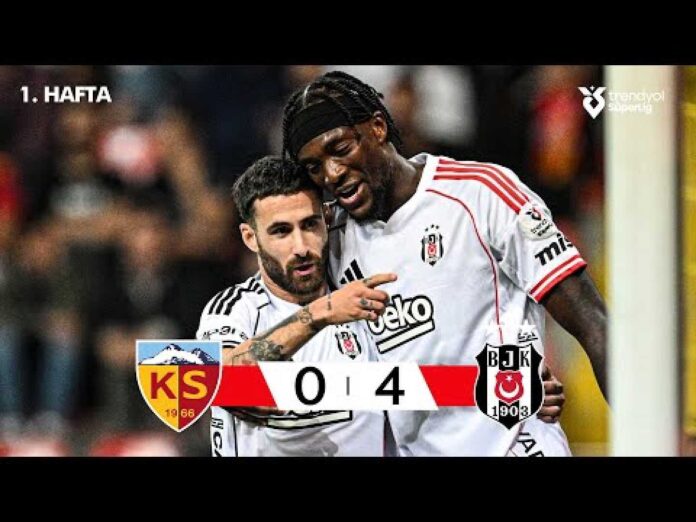 Beşiktaş Vs Fatih Karagümrük Football Match Highlights
