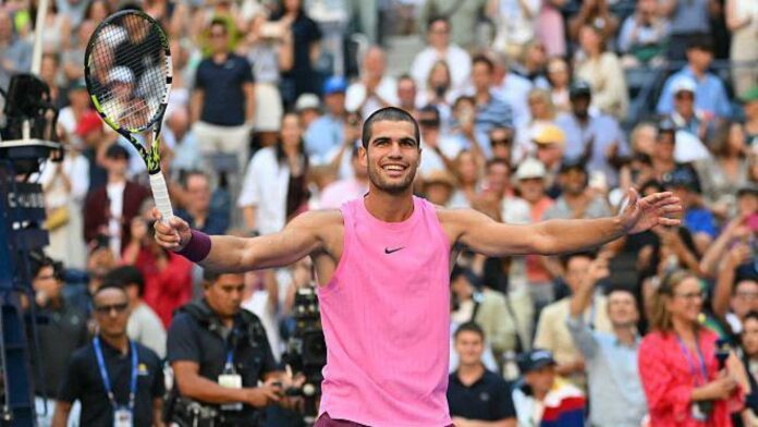 Carlos Alcaraz Atp Finals 2025 Tennis Match