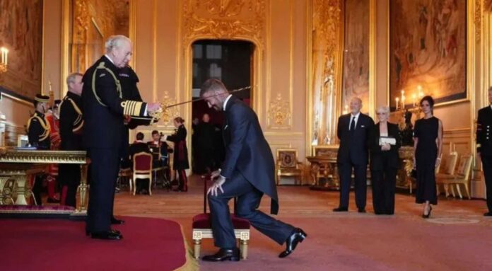 David Beckham Knighthood Ceremony