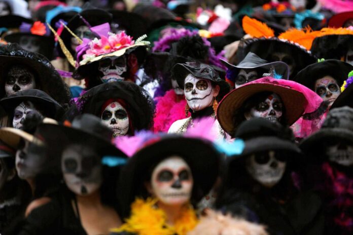 Dia De Los Muertos Celebration In Mexico