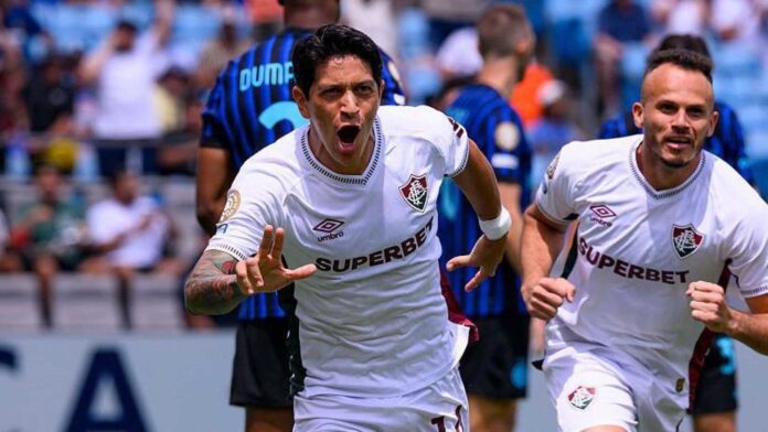 Fluminense Football Team Players In Action