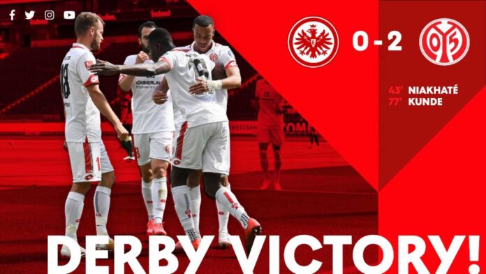 Frankfurt Vs Mainz Bundesliga Match