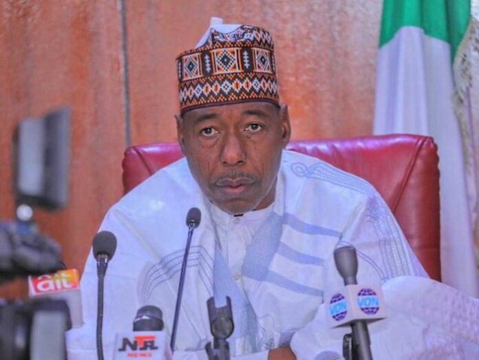 Governor Babagana Zulum Discussing Security Improvements