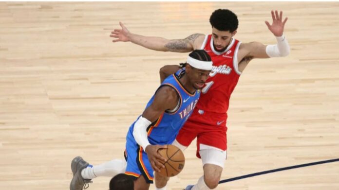 Houston Rockets And Denver Nuggets Basketball Game