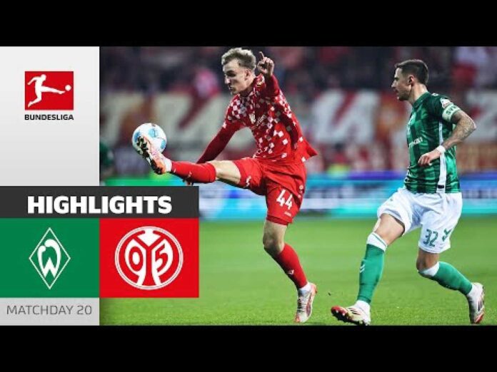 Mainz 05 Vs Werder Bremen Football Match