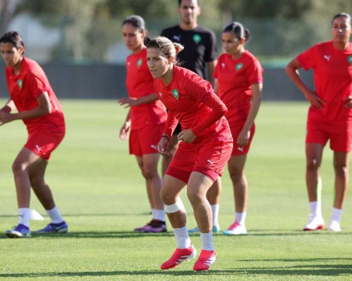 Morocco Football Team Training Session