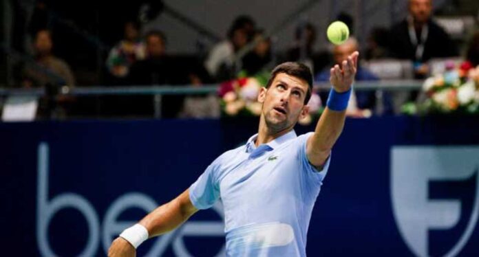 Novak Djokovic Tennis Match Greece