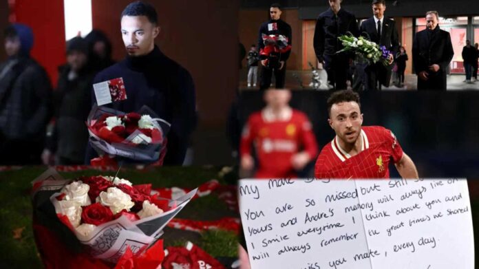 Real Madrid Players At Anfield Memorial Tribute