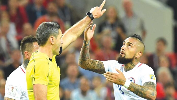 Russia Chile Football Match