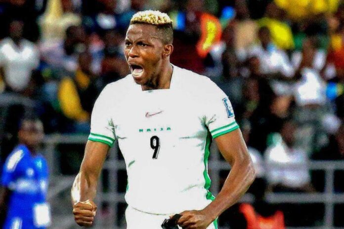 Victor Osimhen Hat Trick Celebration