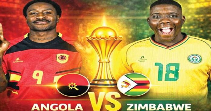 Afcon Angola Vs Zimbabwe