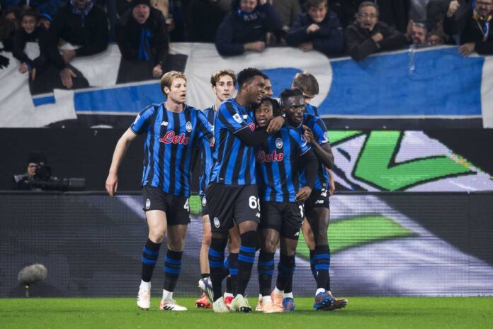 Atalanta Players Celebrating Victory