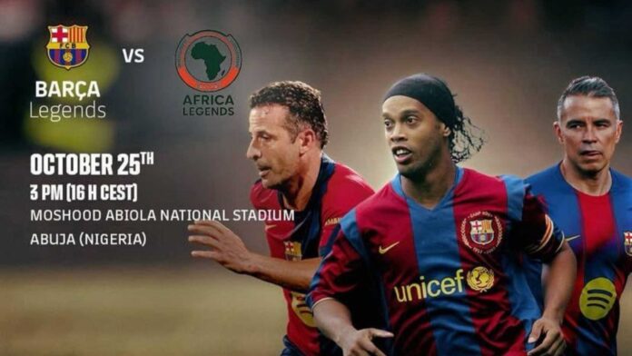 Barca Legends Team Playing