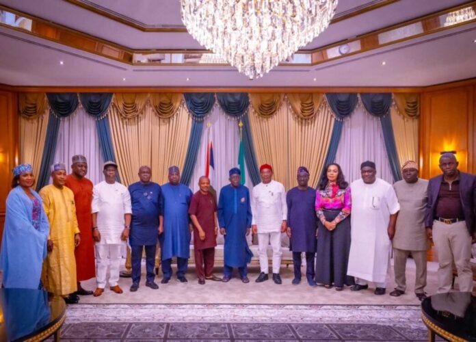 Bola Tinubu And Nigerian Governors Meeting