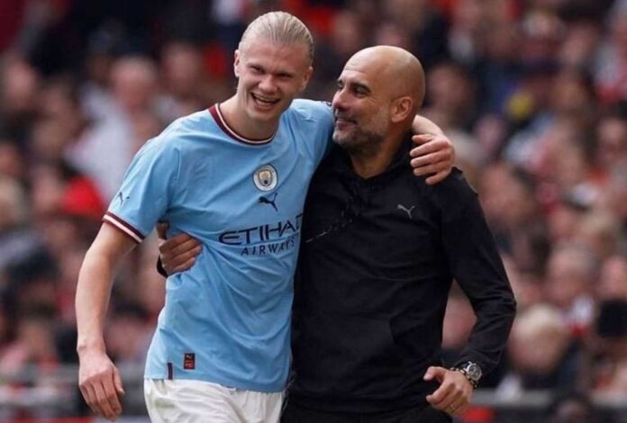 Erling Haaland Pep Guardiola Football Intensity